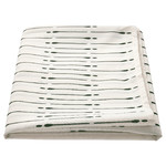 TUVIRIS Tablecloth, patterned dark green/white, 145x240 cm