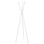 EKRAR Hat and coat stand, white, 169 cm