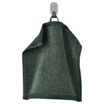 HIMLEÅN Washcloth, dark green/mélange, 30x30 cm