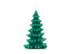 Christmas Tree Shaped Decorative Candle, Dark Green, 10 cm