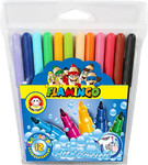 Flamingo Felt Tip Pens 12 Colours