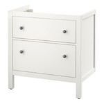 HEMNES Sink cabinet with 2 drawers, white, 80x47x83 cm
