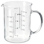 VARDAGEN Measuring jug, glass, 0.5 l