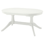 ROSENTORP Extendable table, white, 160/215x110 cm