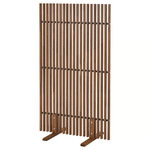 NÄMMARÖ Room divider, light brown stain for indoor/outdoor, 140x80x50cm