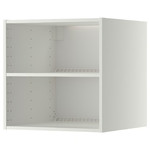 METOD Fridge/freezer top cabinet frame, white, 60x60x60 cm