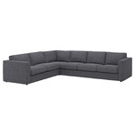 VIMLE Corner sofa, 5-seat, Gunnared medium grey