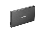 Natec External HDD Enclosure Rhino Go 2.5" USB 3.0, black