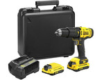 Stanley FATMAX V20 18 V Cordless Impact Drill Driver 50 Nm, 2 x 1.5 Ah Kit SFMCD711C2K