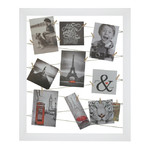 Collage Frame for Photos 40 x 50 cm, string, white