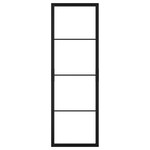 SKYTTA Sliding door frame, black, 77x231 cm