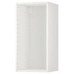 METOD Wall cabinet frame, white, 40x37x80 cm