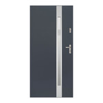 Steel External Door Auriga Slim 90, left, anthracite