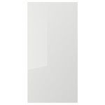 RINGHULT Door, high-gloss light grey, 60x120 cm