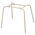 SKÅLSTA Chair underframe, tubular metal/light grey-beige