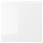 VOXTORP Door, high-gloss white, 60x60 cm