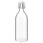 KORKEN Bottle with stopper, 1 l