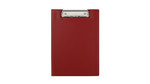 Clipboard Folder A5, PVC, dark red