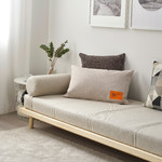 MARKERAD Cushion cover, beige, 40x65 cm