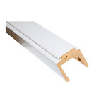 Adjustable Interior Door Frame Header 140-180mm 80, chalk-white