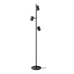NYMÅNE Floor lamp with 3-spot, anthracite, 160 cm