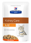 Hill's Prescription Diet k/d Feline with Chicken Kidney Care Cat Wet Food Pouch 85g
