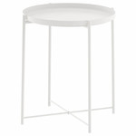 GLADOM Tray table, white, 45x53 cm