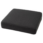 JÄRPÖN/DUVHOLMEN Seat cushion, outdoor, dark grey anthracite, 62x62 cm