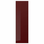 KALLARP Door, high-gloss dark red-brown, 60x200 cm