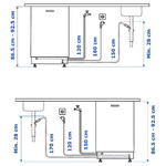 KALLBODA Integrated dishwasher, IKEA 700, 60 cm