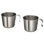 GRILLTIDER Mug, stainless steel, 33 cl, 2 pack