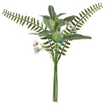 SMYCKA Artificial bouquet, in/outdoor green, 31 cm