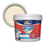 Dulux Exterior Paint Weathershield All Weather Protection Smooth Masonry Paint 10l beige