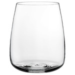BERÄKNA Vase, clear glass, 18 cm