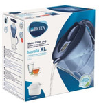 Brita Filter Jug Marella XL MXplus, blue + 1x Filter