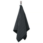 BROKGINST Hand towel, black, 50x100 cm