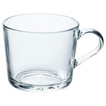 IKEA 365+ Mug, clear glass, 24 cl