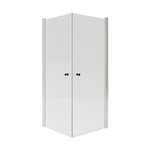 OPPEJEN Shower enclosure with 2 doors, 86x86x202 cm