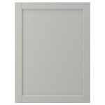 LERHYTTAN Door, light grey, 60x80 cm