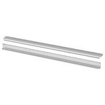 BILLSBRO Handle, stainless steel colour, 720 mm, 2 pack