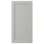 LERHYTTAN Door, light grey, 40x80 cm