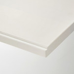 TRANHULT Shelf, white stained aspen, 120x30 cm