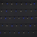 LED Lighting Chain 400 LED 23.9 m, outdoor, white/blue