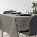 SVARTSENAP Tablecloth, grey, 145x240 cm