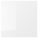 RINGHULT Door, high-gloss white, 60x60 cm