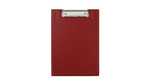 Clipboard Folder A5, PVC, dark red