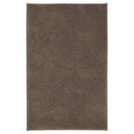 SÖDERSJÖN Bath mat, grey-brown, 50x80 cm