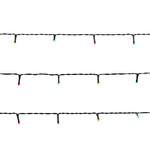 Christmas Lights 240 LED, indoor/outdoor, multicolour, battery-powered