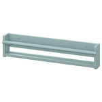 FLISAT Wall storage, grey-turquoise, 70x9x16 cm