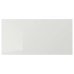 RINGHULT Drawer front, high-gloss light grey, 80x40 cm